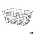 Miniatyrbild 1 av 2: Multifunktionell korg Kinvara W579K-M BLACK Svart Metall 30,3 x 14 x 22,5 cm Rektangulär (6 antal)