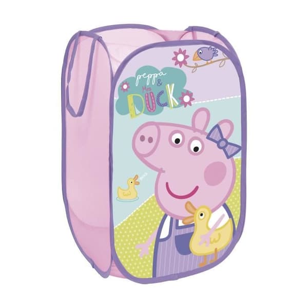 Förvaringsfack - PEPPA - 36x36x58 cm - Plast - Rosa - Barn