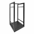 Miniatyrbillede 2 af 2: Brændeholder EDM 85766 Sort Metal 33 x 33 x 68 cm