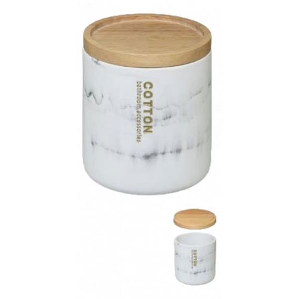 Polyresin bomullslåda "Lea" Atmosphéra.