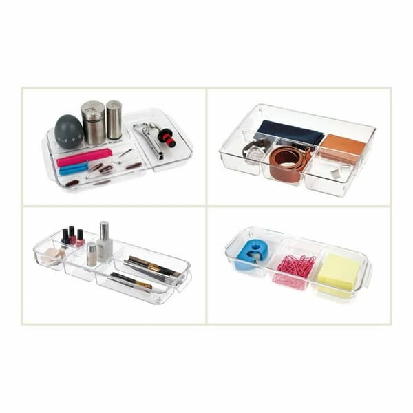 Multifunktionel organizer Confortime polystyren 35 x 13 x 6 cm (12 enheder)