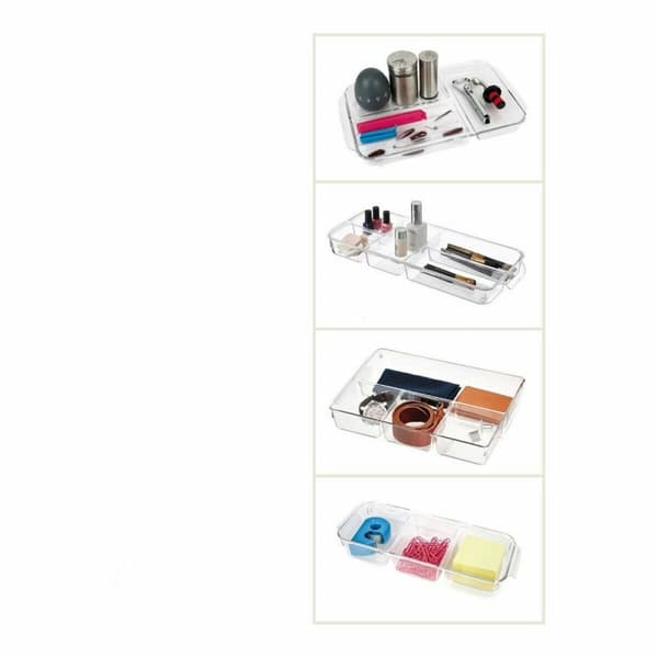 Multifunktionel organizer Confortime polystyren 35 x 13 x 6 cm (12 enheder)