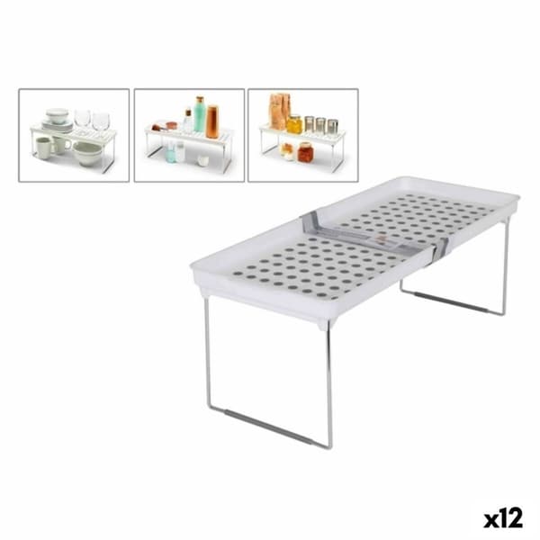 Foldbar hylde Confortime 47,5 x 19,1 x 17,5 cm (12 enheder) (47,5 x 19 cm)