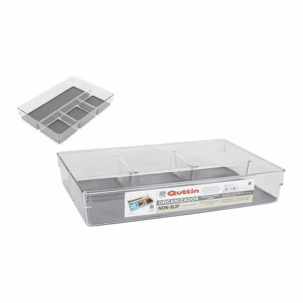 Skuffeopdeler Quttin Non-Slip 33 x 22,5 x 6 cm (12 enheder)