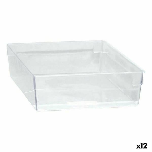 Allsidig låda   Modulär Transparent 22,5 x 15,5 x 5,3 cm (12 antal)