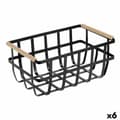 Miniatyrbild 1 av 3: Multifunktionell korg Confortime Svart 36 x 22 x 15,5 cm (6 antal)