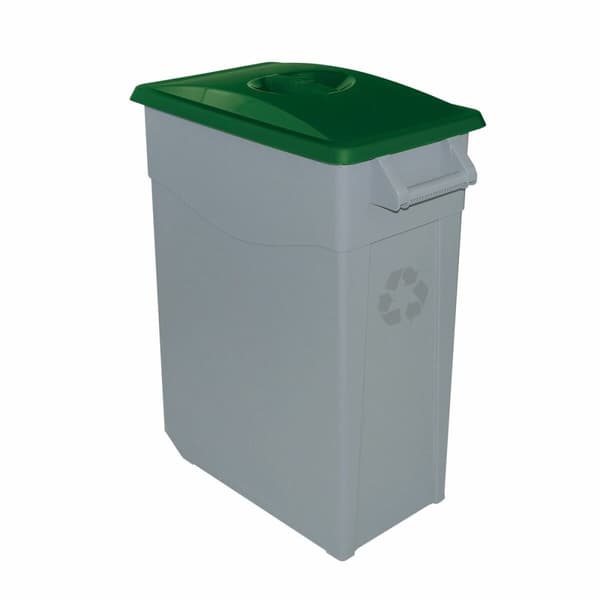 Kierrätysastia Denox Vihreä 65 L (2 osaa)