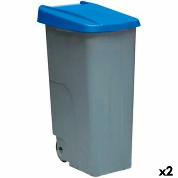Roskakori renkailla Denox 110 L Sininen 58 x 41 x 89 cm