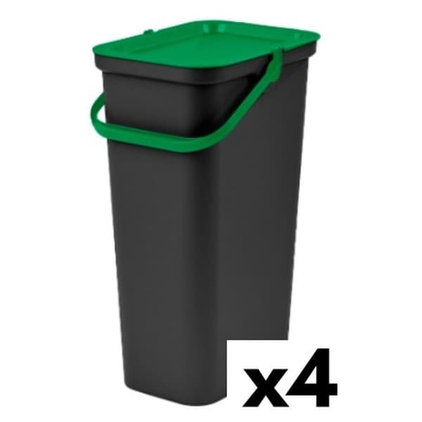 Kierrätysastia Tontarelli Moda Vihreä 38 L (4 osaa)