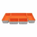 Pikkukuva 2 / 3: Vetolaatikon Järjestelijä Confortime Huopa 27,5 x 20 x 5,3 cm 5 Kappaletta (6 osaa)