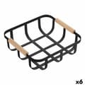 Pikkukuva 1 / 3: Monikäyttöinen kori Confortime Musta 23 x 23 x 8 cm (6 osaa)