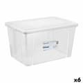 Miniatyrbillede 1 af 2: Opbevaringsboks med låg Tontarelli Linea box 54 L 59 x 39 x 33 cm (6 enheder)