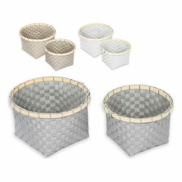 Multibrug kurv Confortime Cirkulær 26 x 26 x 17 cm 2 Dele (6 enheder)
