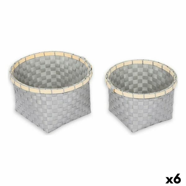 Multibrug kurv Confortime Cirkulær 26 x 26 x 17 cm 2 Dele (6 enheder)