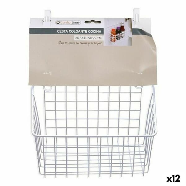 Multibrug kurv Confortime Aluminium 7,5 x 12,5 x 24,5 cm (12 enheder)