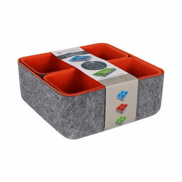 Multifunktionel organizer Confortime Filt 25,2 x 25 x 10 cm (5 Dele) (6 enheder)