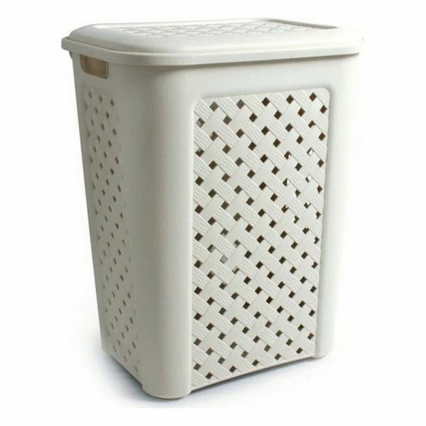 Pyykkikori Tontarelli Arianna Kannellinen Beige 43,5 x 33,5 x 55 cm (6 osaa)