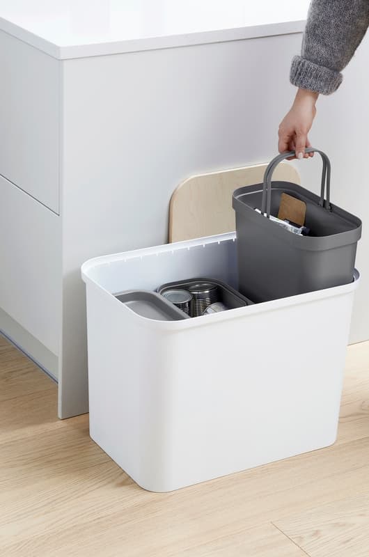 SmartStore Collect 76L m lock och insatser Vit