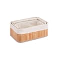 Miniatyrbild 2 av 3: Korgset Confortime Naturell Bambu (3 Delar) (6 antal)