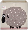 Miniatyrbild 1 av 4: Leksaksväska och bin - Får leksakslåda - 100% polyester - Grå - 33x33x33 cm