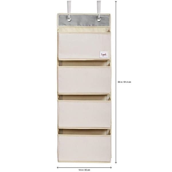 Giraffe väggförvaring - 3 SPROUTAR - Flerfärgad - Beige - Barn - Blandat - Väggförvaring - Nej