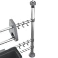Miniatyrbillede 7 af 9: vidaXL justerbart køkkenstativ aluminium -  Opbevaringsbeholdere