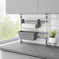 Miniatyrbillede 1 af 9: vidaXL justerbart køkkenstativ aluminium -  Opbevaringsbeholdere