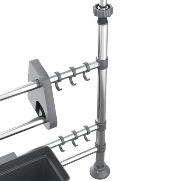 Förvaringslådor för hemmet - Living Justerbar köksförvaring aluminium
