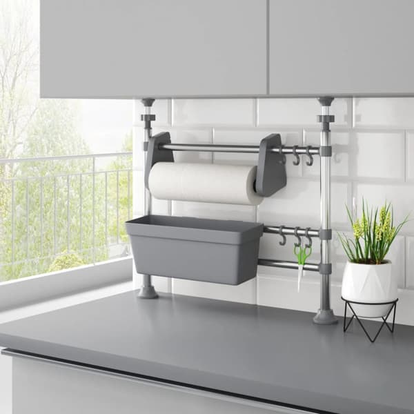 Förvaringslådor för hemmet - Living Justerbar köksförvaring aluminium