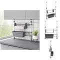 Miniatyrbild 1 av 9: Förvaringslådor för hemmet - Living Justerbar köksförvaring aluminium
