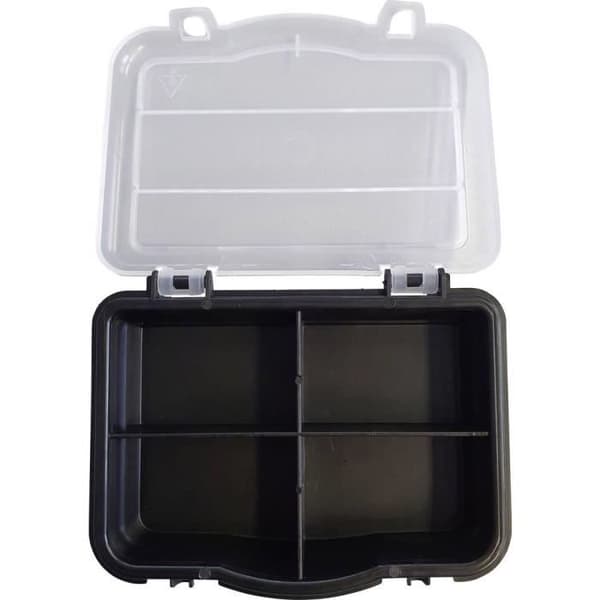 Alutec TO 704 förvaringsbox - ALUTEC - Svart - Aluminium - 120 x 90 x 30 mm - 4 fack