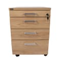 Pikkukuva 3 / 7: Laatikosto ERGO 4 laatikolla, lukittava, renkailla, beige