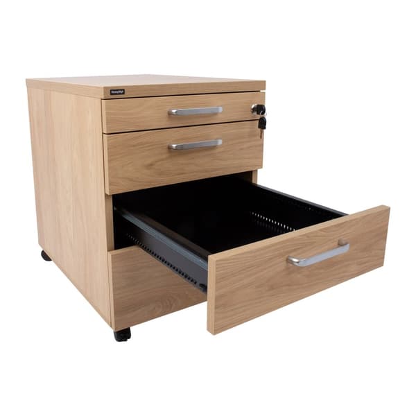 Laatikosto ERGO 4 laatikolla, lukittava, renkailla, beige