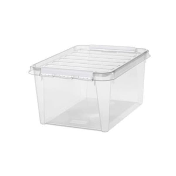 Förvaringslåda - Transparent - 32 liter - BPA-fri plast - Temperatur - Mått 26x39x50cm