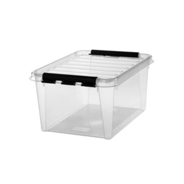 Förvaringslåda - Transparent - 32 liter - BPA-fri plast - Temperatur - Mått 26x39x50cm