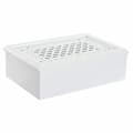 Miniatyrbillede 3 af 3: Smykkeskrin DKD Home Decor Ure 29 x 20 x 9,5 cm Krystal Syren Hvid Træ MDF
