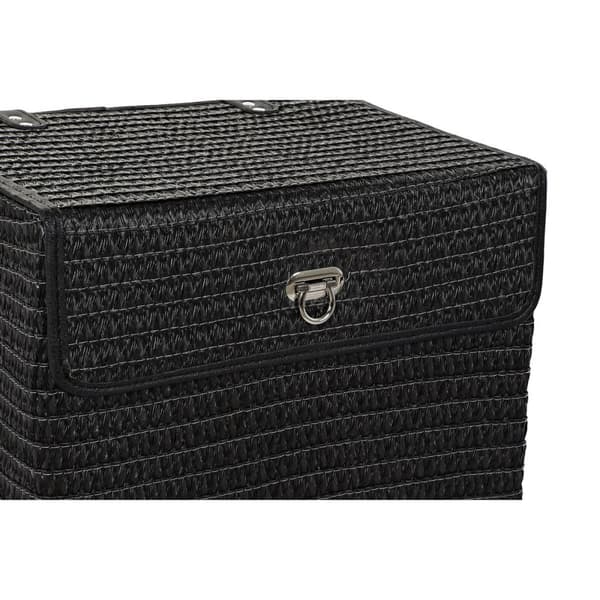 Multibrug kurv DKD Home Decor Hvid Sort polypropylen 45 x 34 x 49 cm 4 Kg