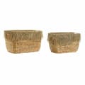 Miniatyrbild 1 av 2: Korg - set DKD Home Decor Brun Multicolour Naturell Frans 40 x 30 x 26 cm