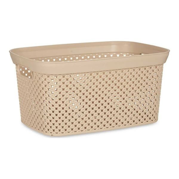 Kurv Kipit 081057-5 Beige Plastik 10 L 24 x 17 x 35 cm