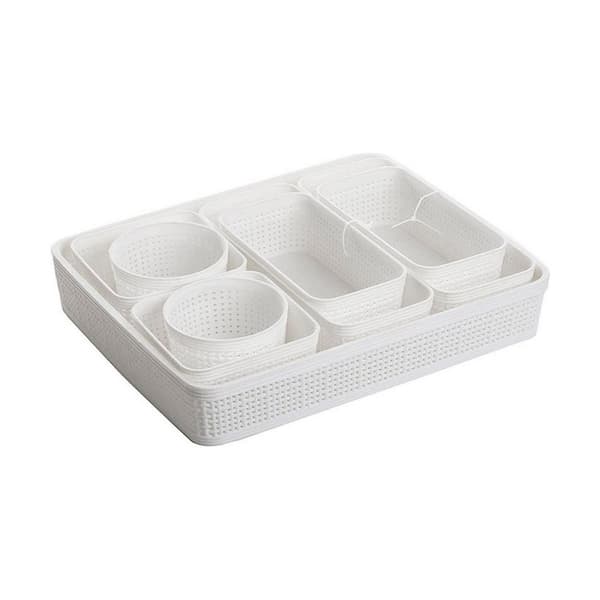 Multifunktionell korg Dem Plast 34 x 28 x 6 cm 9 Delar (9 antal)