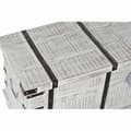 Miniatyrbillede 5 af 5: Kiste DKD Home Decor Metal Hvid Mangotræ (116 x 40 x 45 cm)