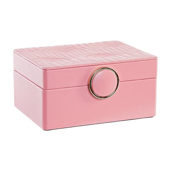 Smyckeskrin DKD Home Decor Rosa Trä MDF 23 x 17 x 10 cm