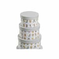 Miniatyrbillede 3 af 3: Multifunktionel Æske DKD Home Decor Hvid Børns Multifarvet Cvetlice Pap (37,5 x 37,5 x 18 cm)