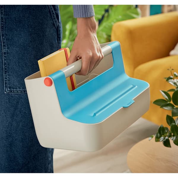 Opbevaringskasse Leitz Cosy Blå ABS 21,4 x 19,6 x 36,7 cm Bærehåndtag