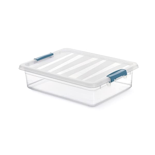 Monikäyttöinen laatikko Domopak Living Katla Läpinäkyvä polypropeeni 8 L (39 x 29 x 10,5 cm)