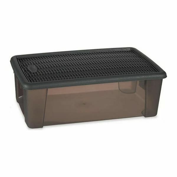 Låda med lock Stefanplast Elegance Grå 19,5 x 11,5 x 33 cm Plast 5 L (12 antal)
