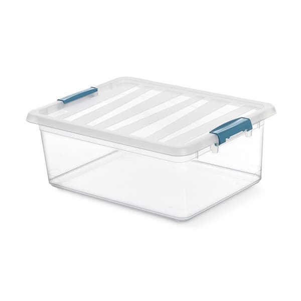 Allsidig låda Domopak Living Katla 39 x 29 x 15,5 cm Transparent polypropen 12 L