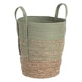 Miniatyrbillede 4 af 9: Set med kurve 42 x 42 x 48 cm Mint Naturlig fiber (3 Dele)