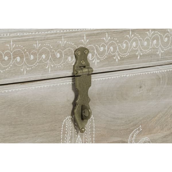 Kiste DKD Home Decor Mangotræ Træ MDF 78 x 43 x 45 cm