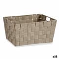 Miniatyrbild 1 av 4: Multifunktionell korg Kipit A3-6883 Brun Tyg 5 L 30,4 x 14 x 20 cm (18 antal)